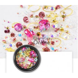 Decor pentru unghii 3D mixt CMX40 Combinate